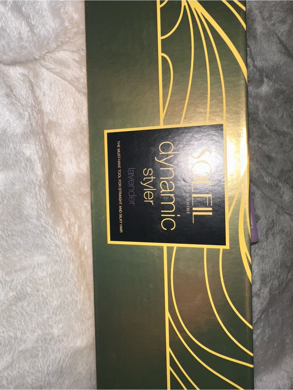 Dynamic Styler Lavender Hair Tool - Green & Gold Packaging